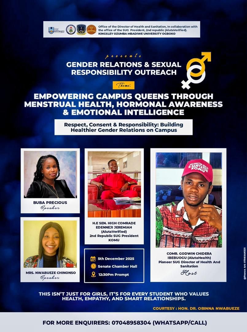Gender outreach flyer